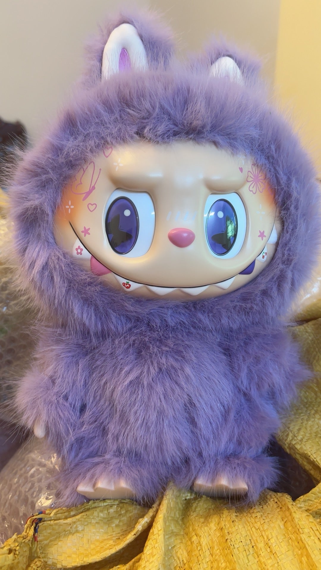 labubu 38cm purple