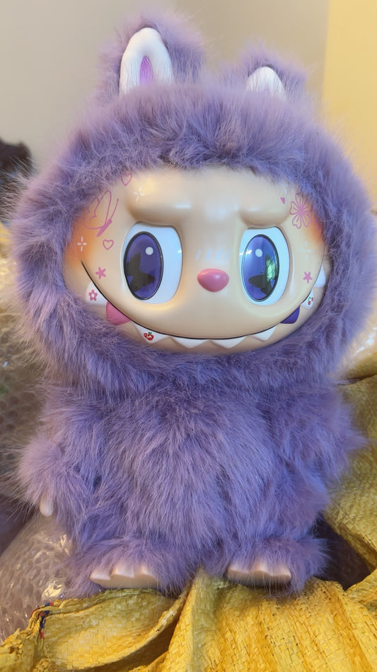 labubu 38cm purple
